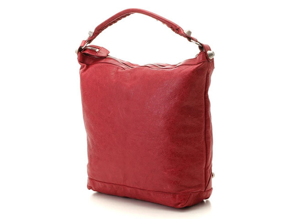Balenciaga The Giant Day Tote Bag Leather Red